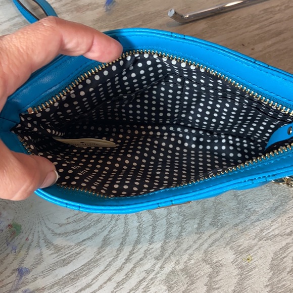 Kate Spade Astor Court teal blue quilted leather Crossbody - Picture 7 of 9